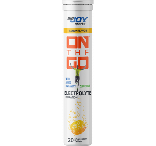 Bigjoy Sports ONTHEGO Electrolyte Sports Drink Limon 20 Efervesan Tablet