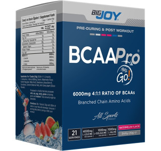 Bigjoy Sports BCAAPro Go! 4:1:1 Karpuz 21 Servis