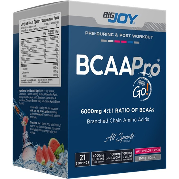 Bigjoy Sports BCAAPro Go! 4:1:1 Karpuz 21 Servis