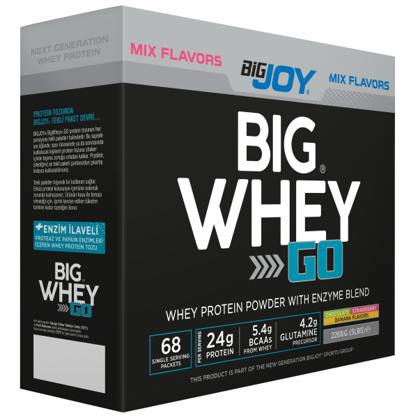 Bigjoy Sports BIGWHEYGO Whey Protein Mix Aroma 68 Servis