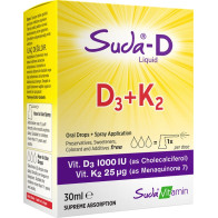 Suda Vitamin Suda-D D3+K2 Liquid