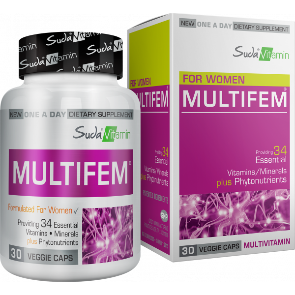 Suda Vitamin Multifem Multivitamin  30 Kapsül