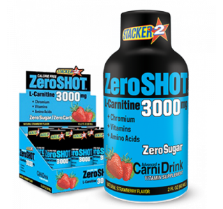 ZeroSHOT 3000mg Çilek 12 x 60ml