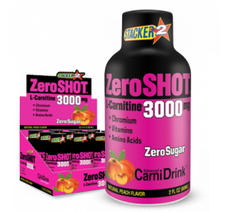 ZeroSHOT 3000mg Şeftali 12 x 60ml