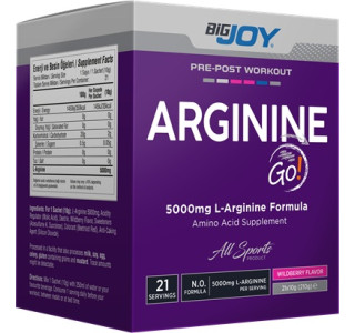 Bigjoy Sports Arginine Go! Orman Meyveli 21 Servis