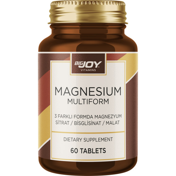 Bigjoy Vitamins Magnesium Multiform  60 Tablets