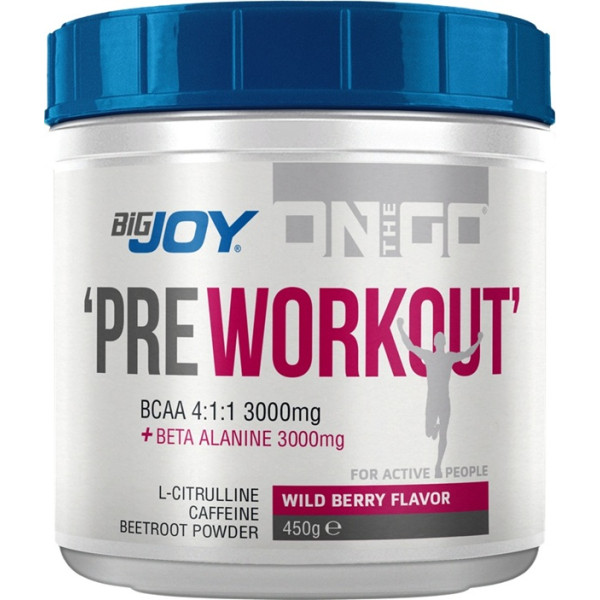 Bigjoy Sports ONTHEGO Preworkout Orman Meyveli 450g