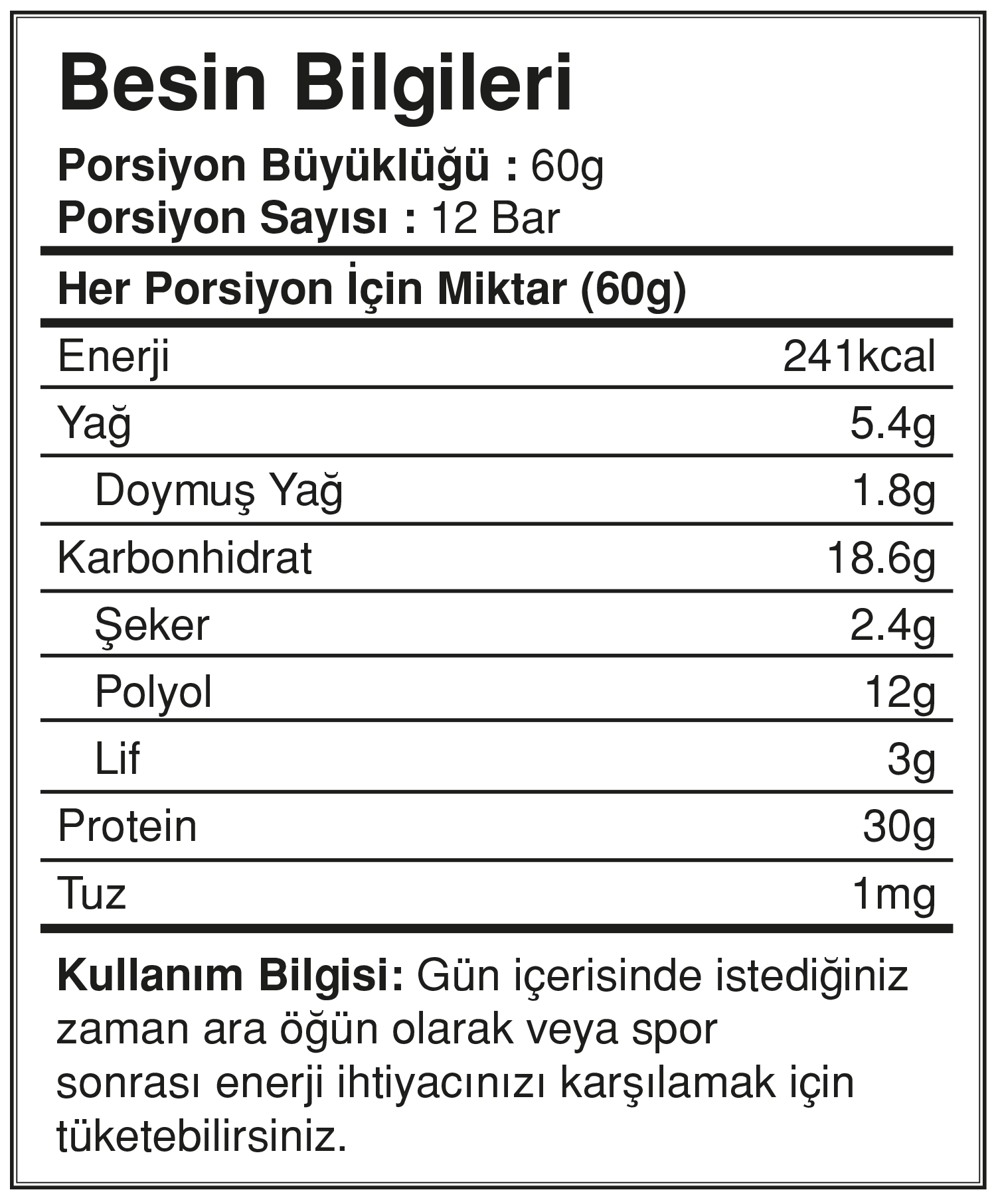 Bfixx %50 Protein Bar Bfixx %50 Protein Bar