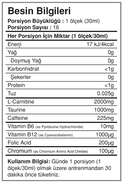 ZeroSHOT L-Carnitine ZeroSHOT L-Carnitine
