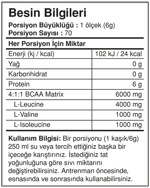 Bigjoy Sports BCAAPro 4:1:1 Bigjoy Sports BCAAPro 4:1:1