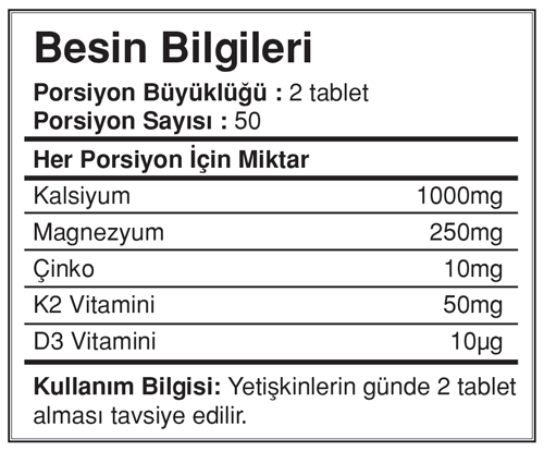 Bigjoy Vitamins Calcium Magnesium Zinc