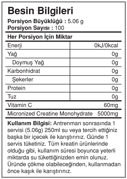 Mysupplement Doypack Creatine Monohydrate 506g Mysupplement Doypack Creatine Monohydrate 506g