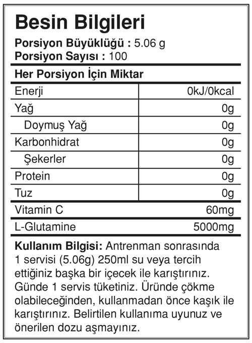 Mysupplement Doypack Glutamine Powder 506g Mysupplement Doypack Glutamine Powder 506g