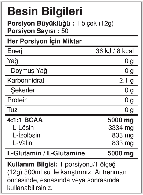 Bigjoy Sports BIG2 Bcaa + Glutamine 